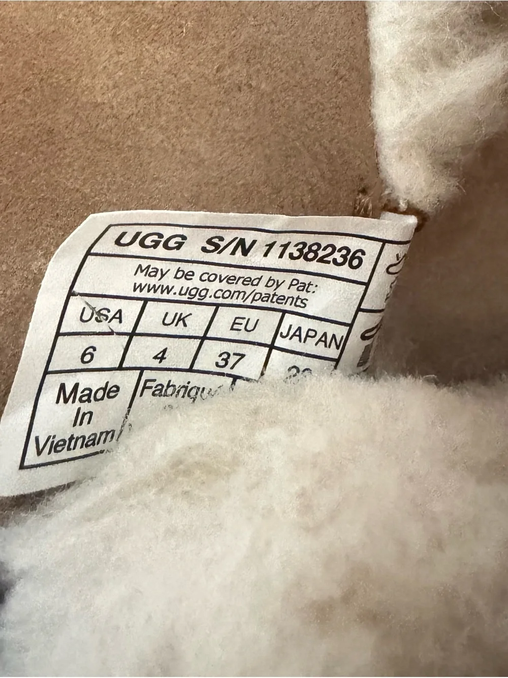 UGG Women's Chestnut Suede Shearling Boot with Cream Lining